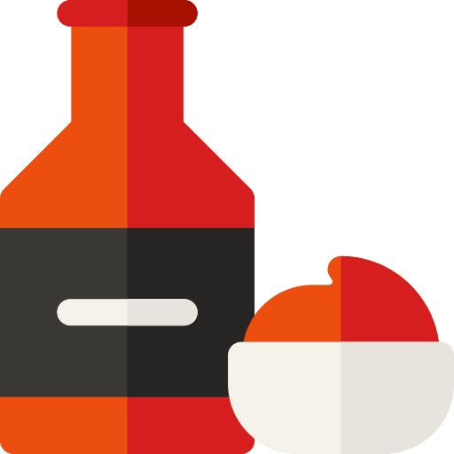 Sauce fast food tomato spicy icon Sauce fast food tomato spicy icon