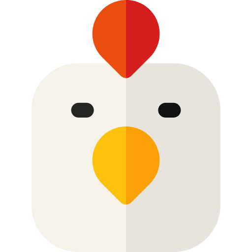 Chicken farm chicken rooster icon Chicken farm chicken rooster icon
