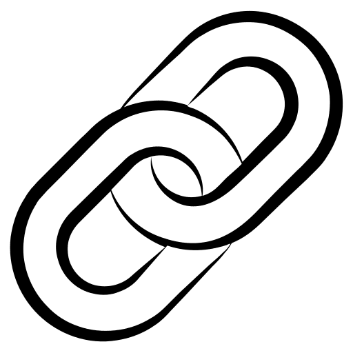 Chain durable multimedia linked icon