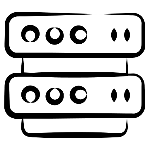 Server server multimedia network icon Server server multimedia network icon