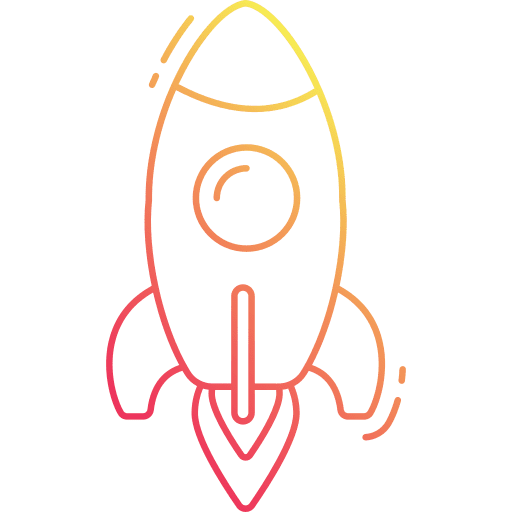 Rocket space ship rocket ship space ship launch icon