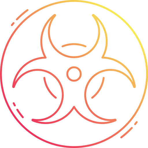 Biohazard toxic biohazard sign contamination icon Biohazard toxic biohazard sign contamination icon