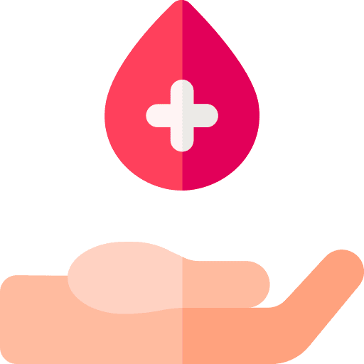 Donation hands healthcare and medical cross icon Donation hands healthcare and medical cross icon