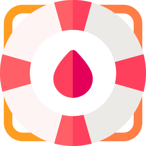 Lifebuoy help floating lifesaver icon Lifebuoy help floating lifesaver icon