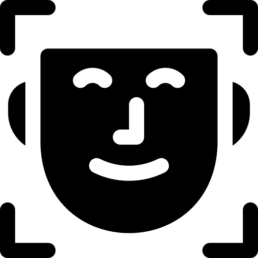 Face id face id electronics scan icon Face id face id electronics scan icon