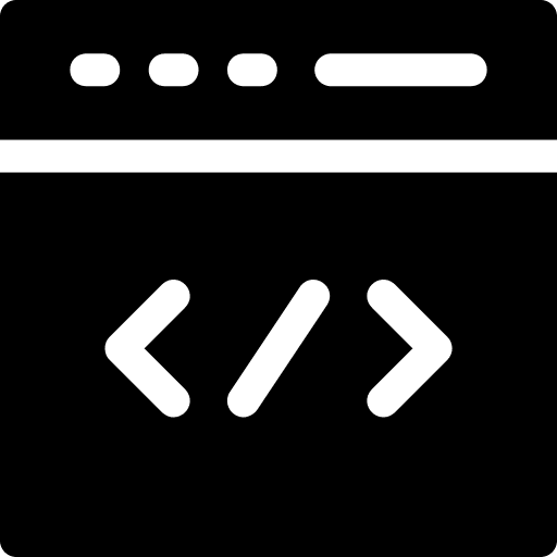 Code web programming developer web page icon Code web programming developer web page icon