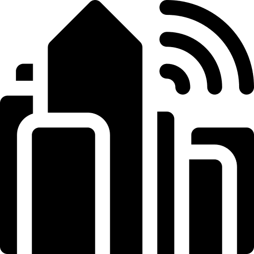 Smart city 5g electronics signal icon Smart city 5g electronics signal icon