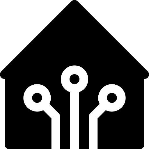 Smarthome technology digitalization electronics icon Smarthome technology digitalization electronics icon