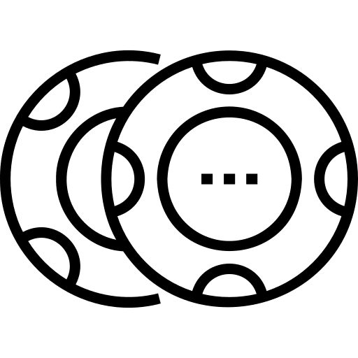 Lottery ball gambling game icon
