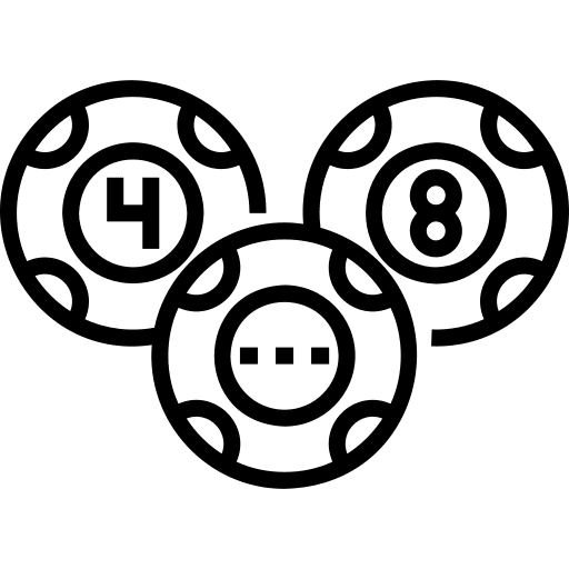 Lottery entertainment number lottery icon