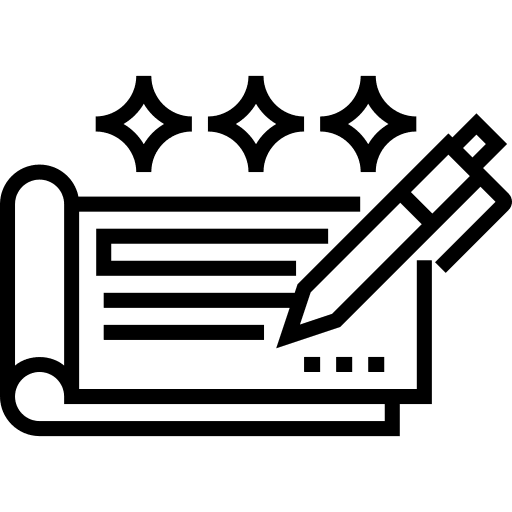 Cheque business and finance casino pen icon Cheque business and finance casino pen icon