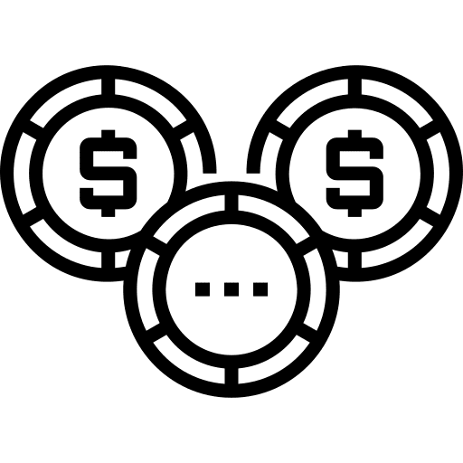 Coin coin entertainment gambling icon Coin coin entertainment gambling icon