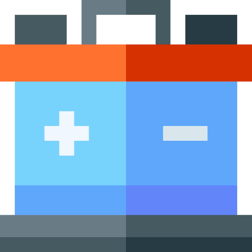 Battery accumulator electricity mechanical icon Battery accumulator electricity mechanical icon