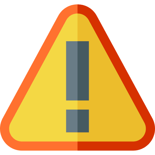 Warning danger alert signaling icon Warning danger alert signaling icon