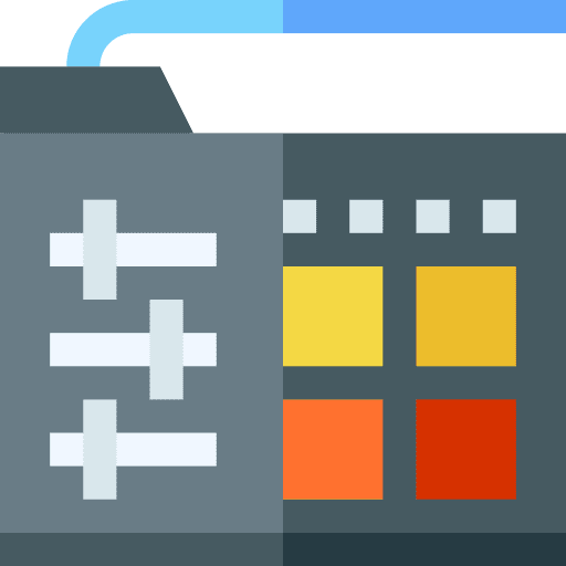 Control panel mechanics options electronics icon Control panel mechanics options electronics icon