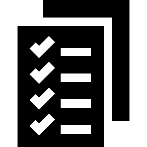 Check list submission to do list schedule icon Check list submission to do list schedule icon