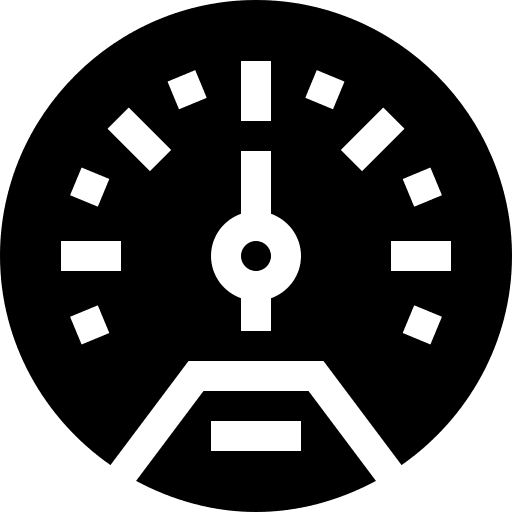 Speedometer measurement speed efficiency icon Speedometer measurement speed efficiency icon