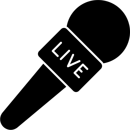 Mic microphone audio wireless icon
