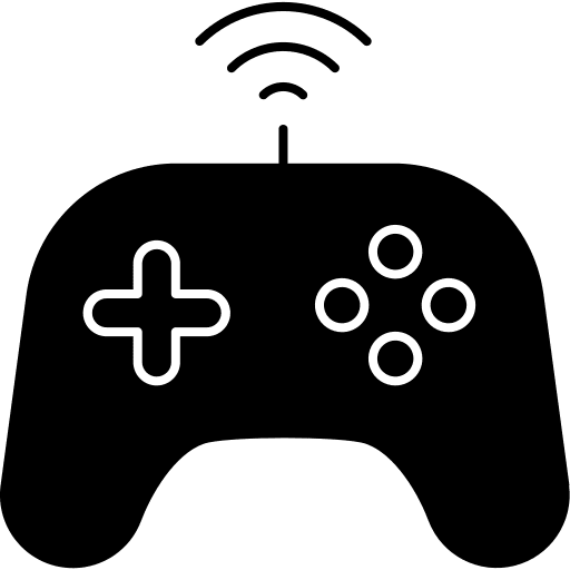 Joystick joystick gaming wifi icon