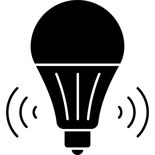 Led bulb technology light bulb electronics icon
