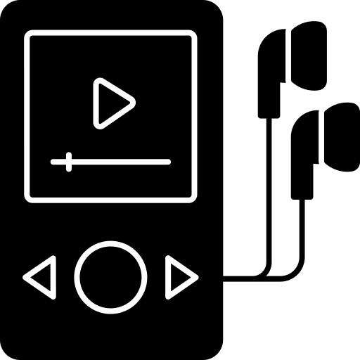 Mp3 music and multimedia mp3 earphones icon