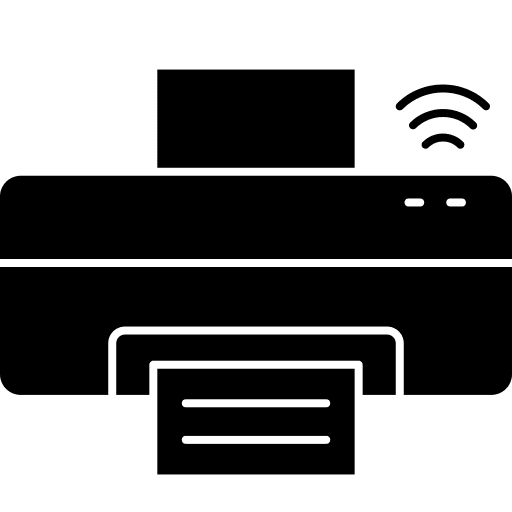 Printer machine technology electronics icon