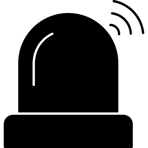 Siren electronics alert siren icon
