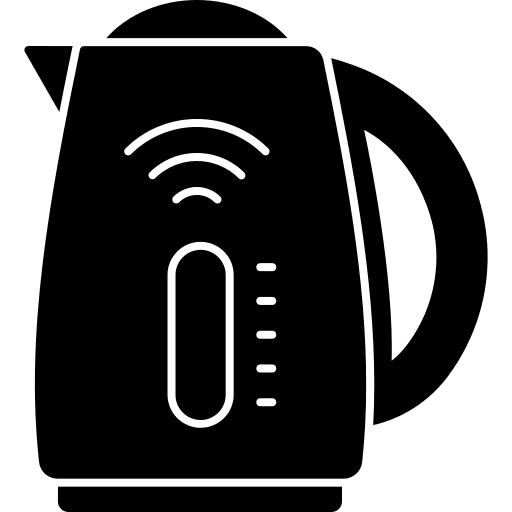 Kettle electronics food and restaurant wireless icon