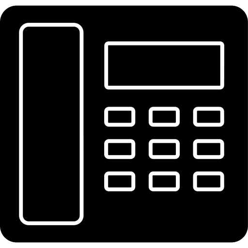 Landline electronics landline telephone icon