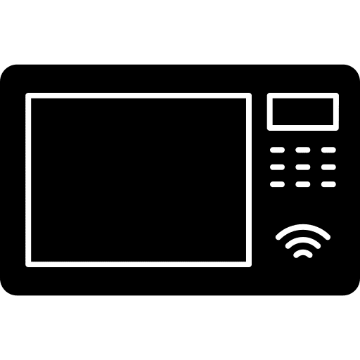 Microwave oven microwave oven wifi signal electronics icon
