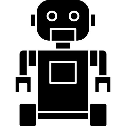 Robot technology robot electronics icon