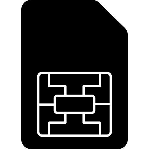 Sim card sim card chip technology icon