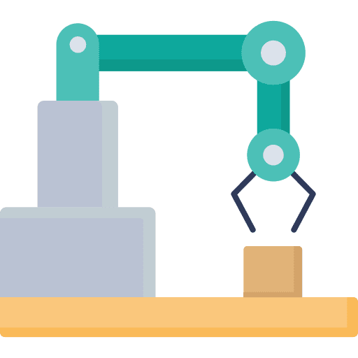 Robotic hand technology robotic hand hand icon