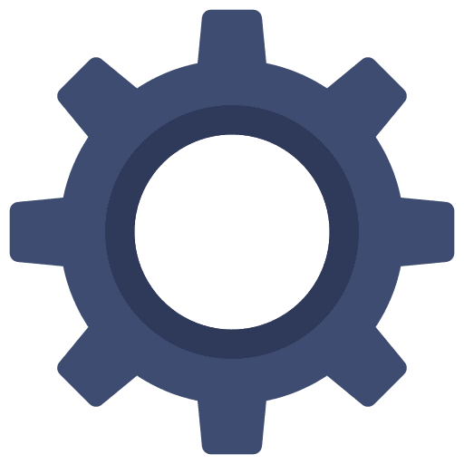 Setting setting gear construction and tools icon