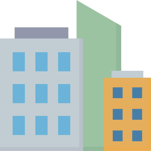 Buildings office property buildings icon