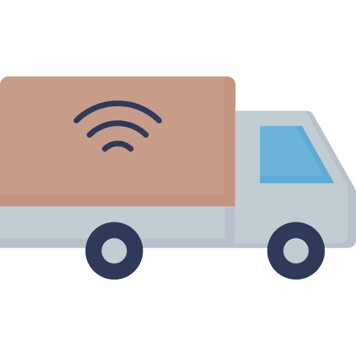 Delivery truck truck vehicle shipping and delivery icon