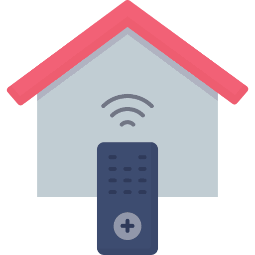 Remote control home control smart home remote control icon