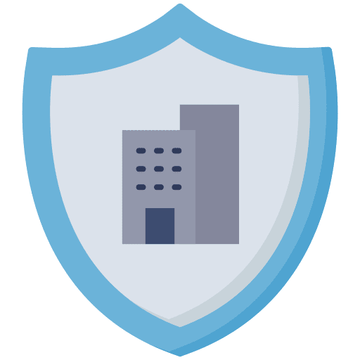 Shield property protection shield icon