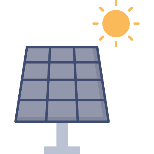 Solar panel ecology and environment solar solar panel icon
