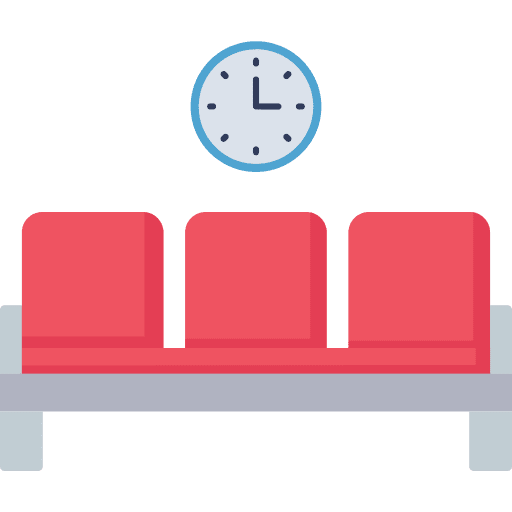 Chairs waiting room chairs seats icon
