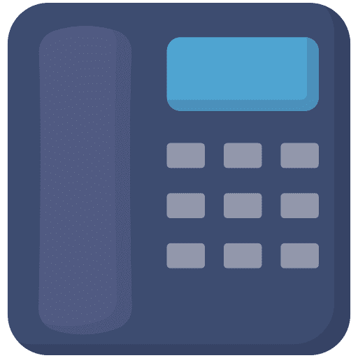Landline electronics telephone landline icon