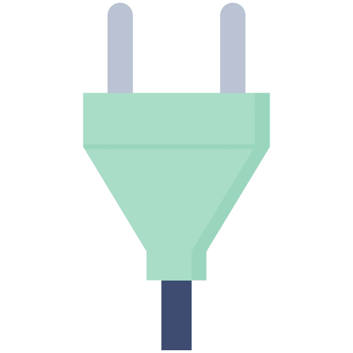 Plug electronics charging plug icon