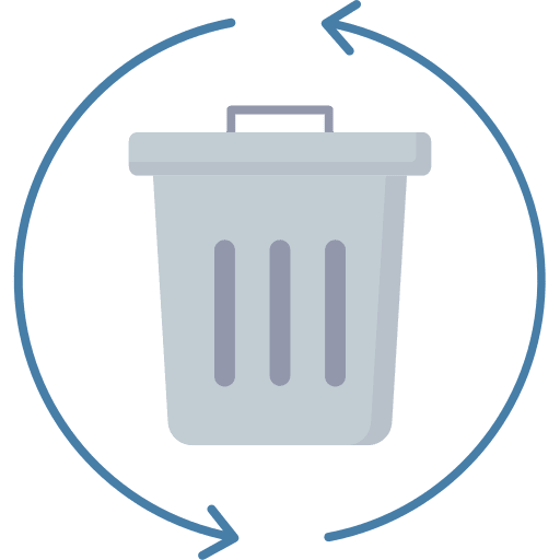 Recycle garbage miscellaneous trash icon