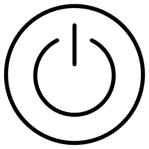Switch power button turn off ui icon