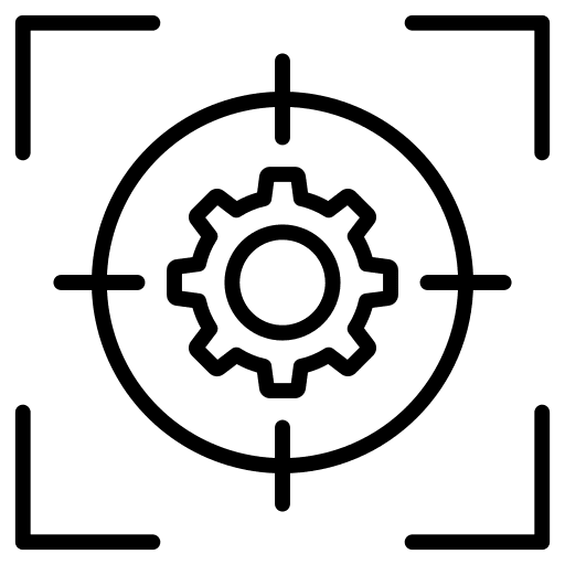 Target target business and finance setting icon