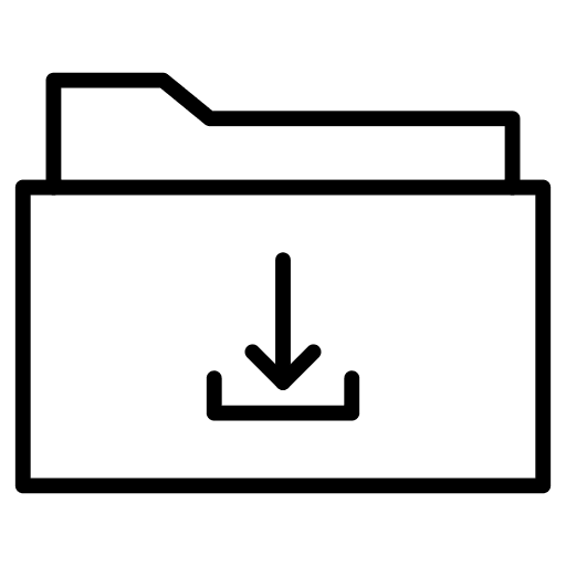 Folder files and folders folder data storage icon