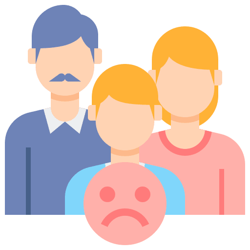 Parenting bad behaviour son icon