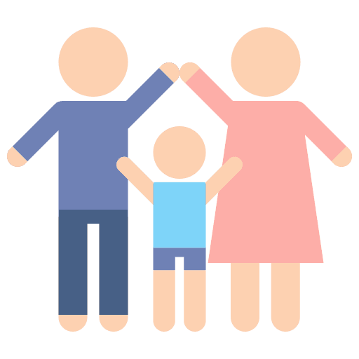 Parenting child parenthood family icon