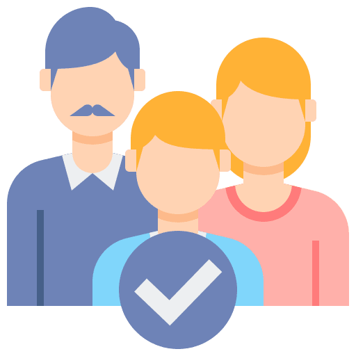 Parenting good parents people icon