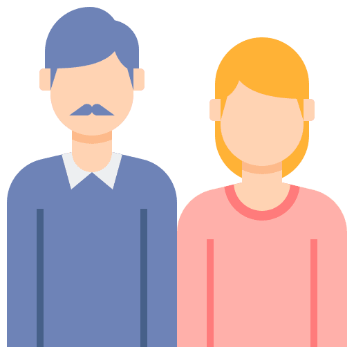 Parents user mother family icon